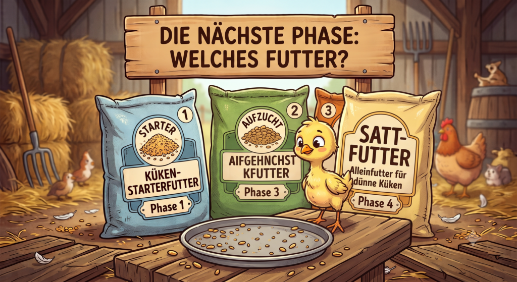 Küken Rohfaseranteil